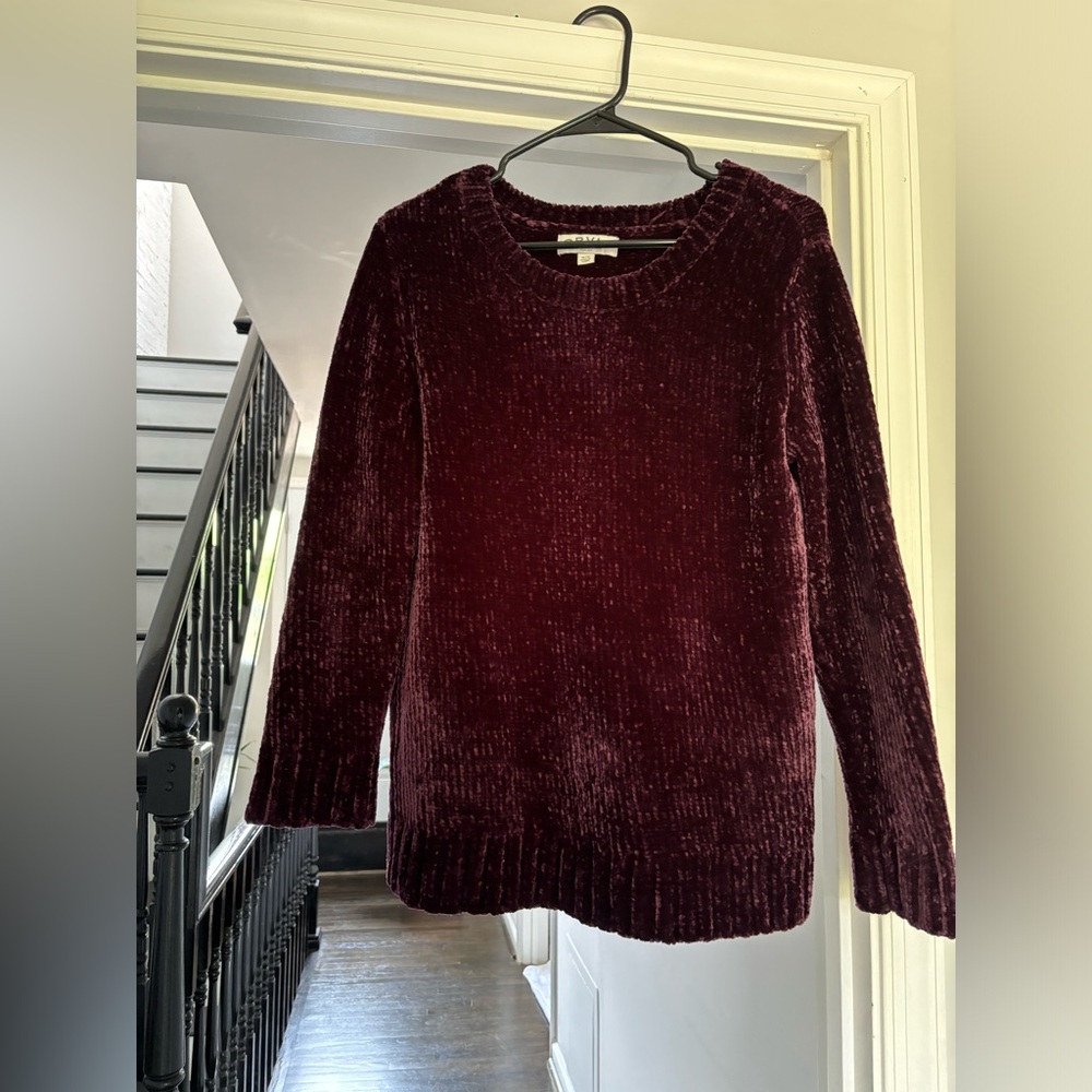 Purple soft Orvis sweater size M